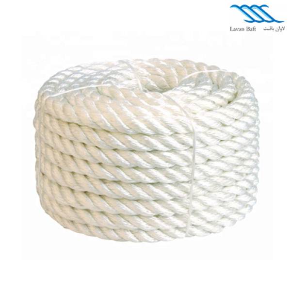 طناب فلت یارن سالیک سفید رنگ